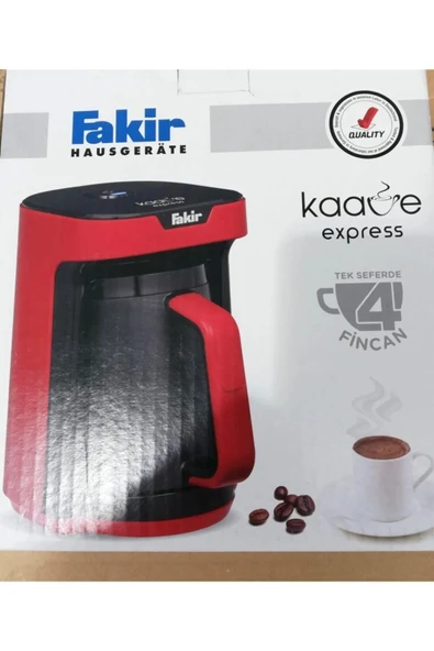 Fakir Kaave Expresstürk Kahvesi Makinesi 4 Kişilik Rouge Kırmızı (Teşhir / Yedek Parça) Gövde Sağlam - 6