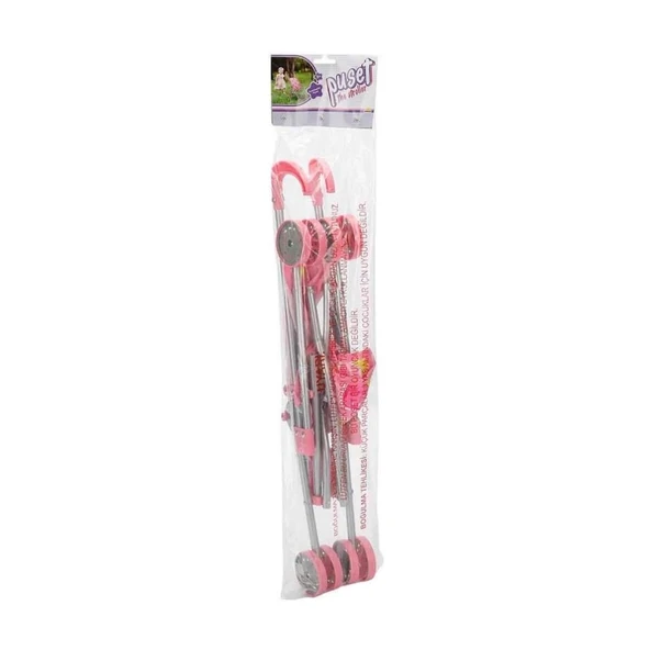 Nessiworld 13001 Katlanır Metal Baston Oyuncak Puset Çilek Desenli - 4