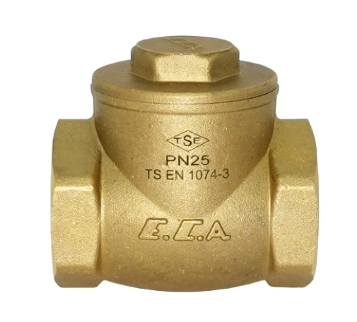 4 Adet ECA 1/2 Çalpara Çekvalf ( Kaucuk Klapeli ) 101007092 - Resim 2