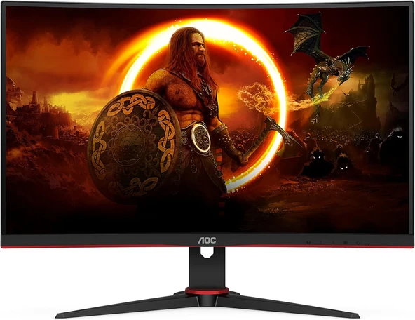 AOC C27G2ZE/BK 27 inç Kavisli Oyuncu Monitörü, VA, 240Hz, 0.5ms, Freesync Premium, DP+HDMI, Full HD 1500R Curved Gaming Monitör - 3