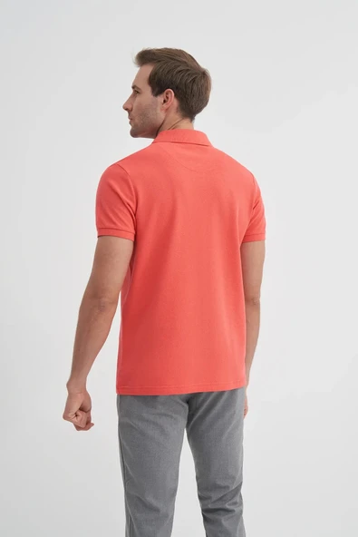 Cazador Polo Yaka Slim Fit Pike Düz Pamuklu Tişört - 3