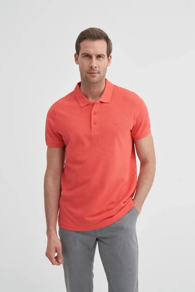 Cazador Polo Yaka Slim Fit Pike Düz Pamuklu Tişört - 2