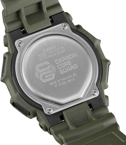 CASIO G-SHOCK GD-010-3DR YEŞİL SİLİKON KORDON DİJİTAL ERKEK KOL SAATİ - 3