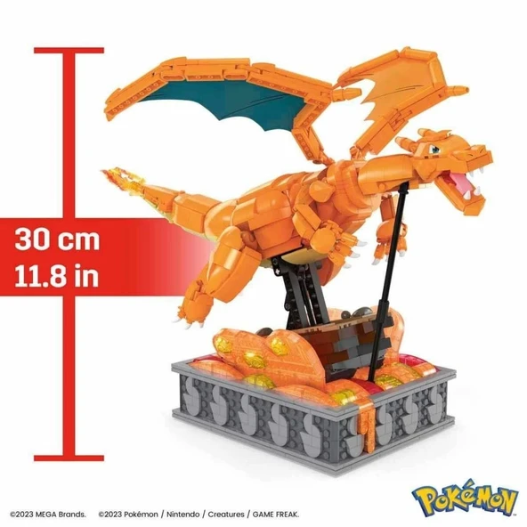 HMW05 MEGA Pokémon™ Hareketli Charizard 1664 parça +12 yaş - 5