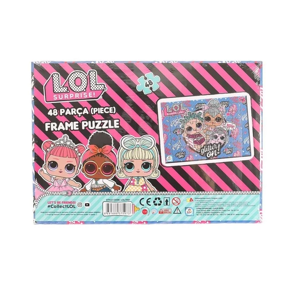 Nessiworld LOL7597 LOL Frame Puzzle 48 Parça -Laço - 4