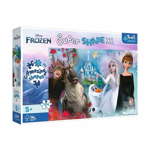 Nessiworld    PUZZLE-50017 Frozen 104 Parça XL  Çocuk Puzzle