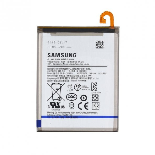 Samsung A750 A7 2018 Batarya Pil 100 Kvk Orjinal