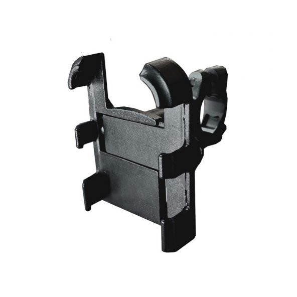 Motosiklet Telefon Tutucu CNC Alüminyum Siyah - Resim 2