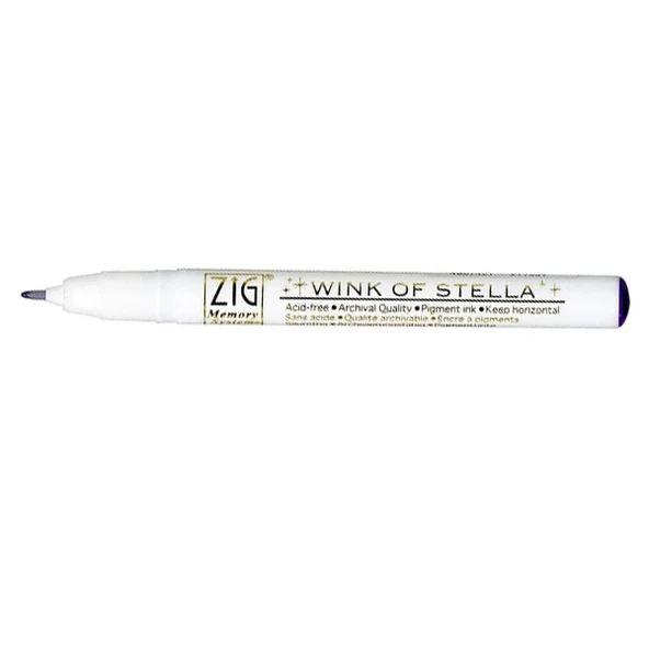 Zig Wink Od Stella Simli Kalem - Eflatun - 4