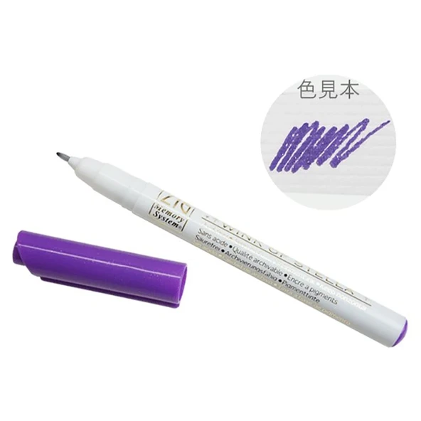 Zig Wink Od Stella Simli Kalem - Eflatun - 3