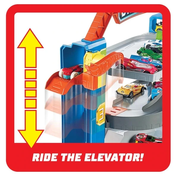 GNL70 Hot Wheels Mini Garaj - 5