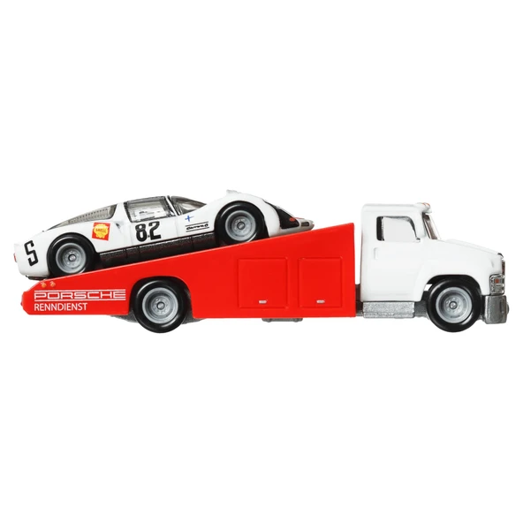 HOTWHEELS TEAM TRANSPORT 66 Porsche 906 Carrera 6 & Carry on - 2