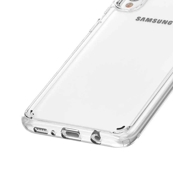 Galaxy A50 Kılıf Zore Coss Şeffaf Sert Silikon Kılıf - Resim 6