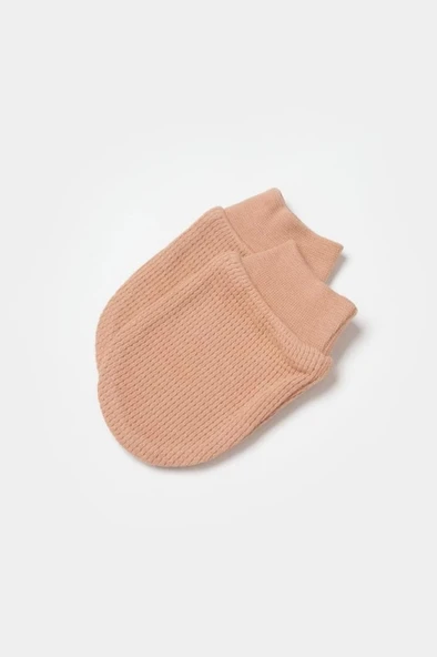 Nessiworld Bibaby Biorganic Teach Me 2'Li Bebe Eldiven 72240 Red - 3