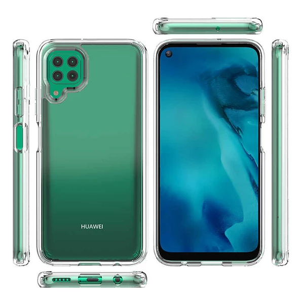 Huawei P40 Lite Kılıf Zore Coss Şeffaf Sert Silikon Kılıf - 3