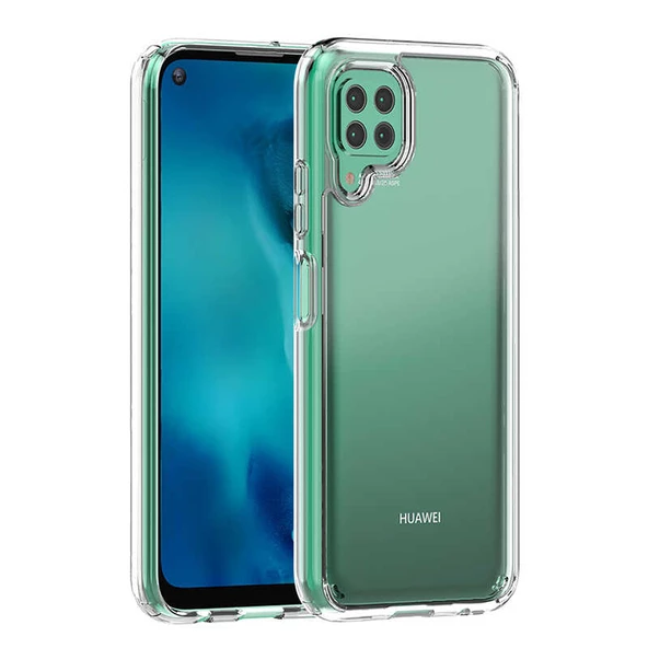 Huawei P40 Lite Kılıf Zore Coss Şeffaf Sert Silikon Kılıf - 2
