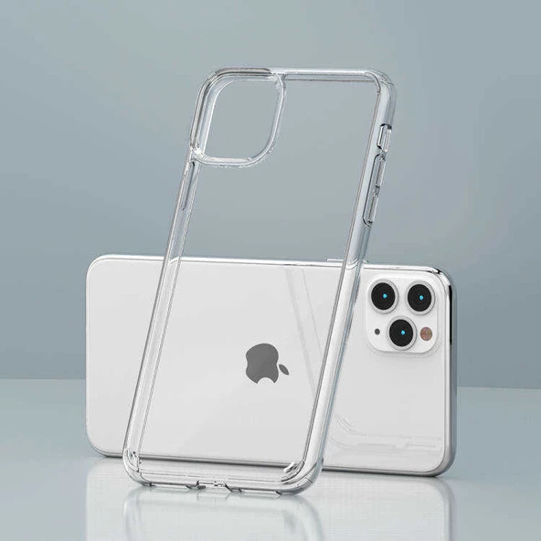 Apple iPhone 11 Pro Kılıf Zore Coss Şeffaf Sert Silikon Kılıf - 5