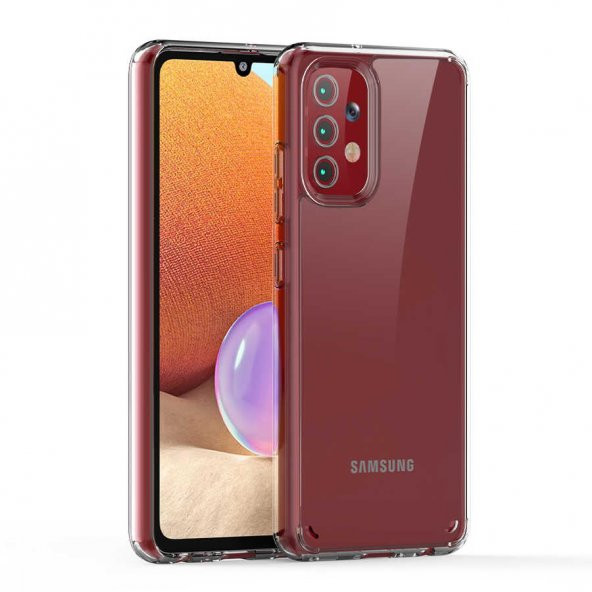 Galaxy A32 4G Kılıf Zore Coss Şeffaf Sert Silikon Kılıf - 2