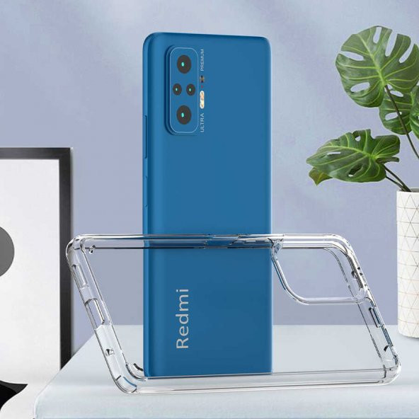 Xiaomi Redmi Note 10 Pro Kılıf Coss Şeffaf Sert Silikon Kılıf - 10