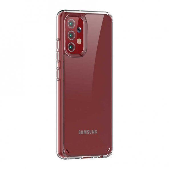 Galaxy A32 4G Kılıf Zore Coss Şeffaf Sert Silikon Kılıf - 5