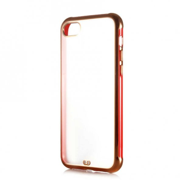 Apple iPhone 8 Kılıf Zore Voit Altın Renk Tasarımlı Kılıf - 5