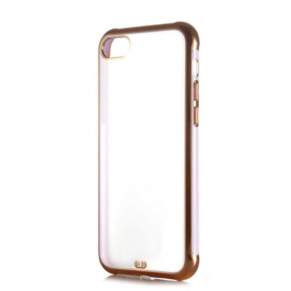 Apple iPhone 8 Kılıf Zore Voit Altın Renk Tasarımlı Kılıf - 7