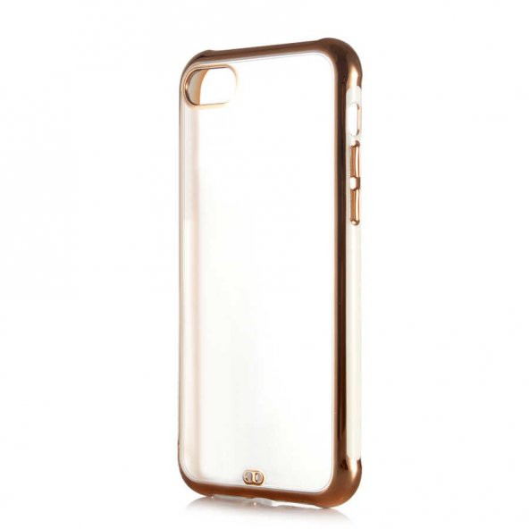 Apple iPhone 8 Kılıf Zore Voit Altın Renk Tasarımlı Kılıf - 3