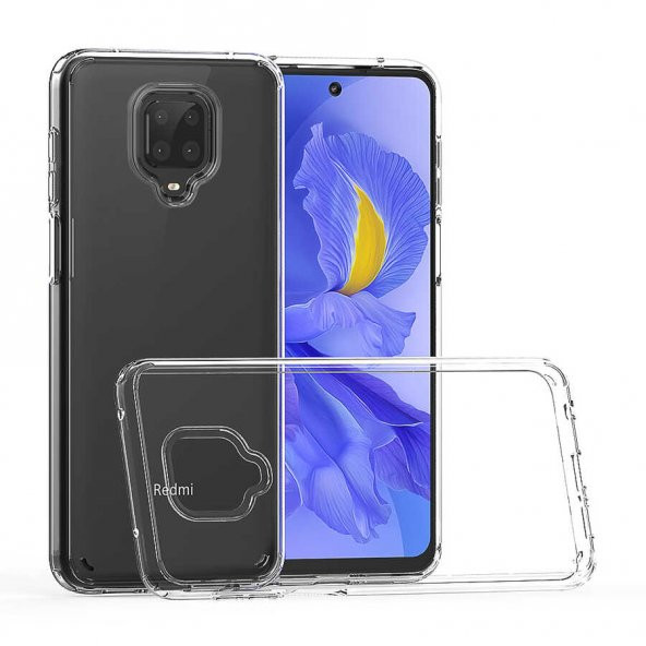 Xiaomi Redmi Note 9 Pro Kılıf Zore Coss Şeffaf Sert Silikon Kılıf - Resim 5