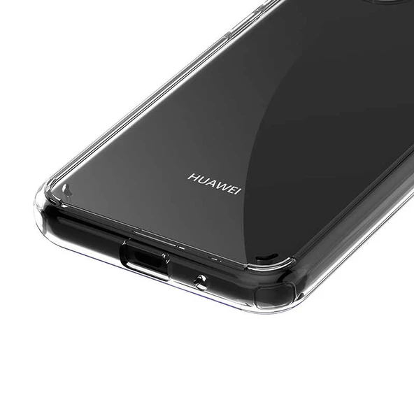 Huawei Y5P Kılıf Zore Coss Şeffaf Sert Silikon Kılıf - Resim 8