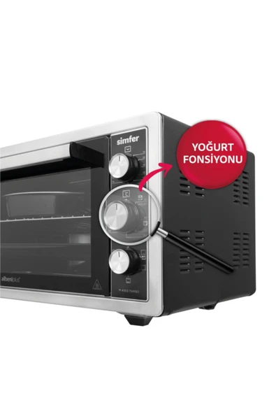 Simfer 4503 Inox 45 Litre Turbo Midi Fırın - 3