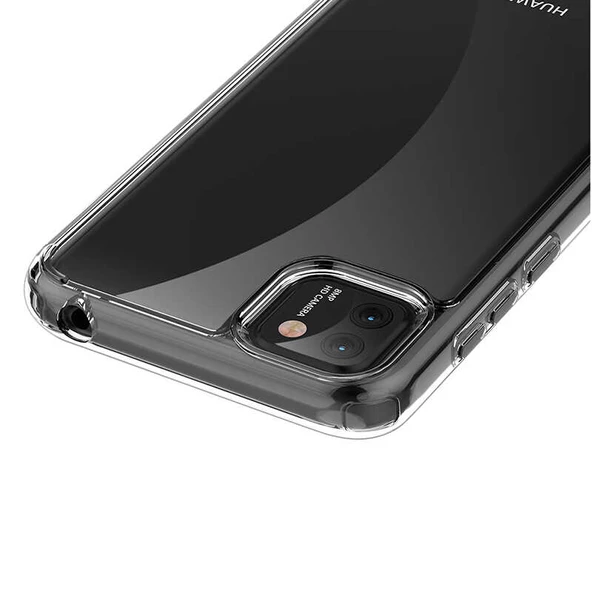 Huawei Y5P Kılıf Zore Coss Şeffaf Sert Silikon Kılıf - Resim 9