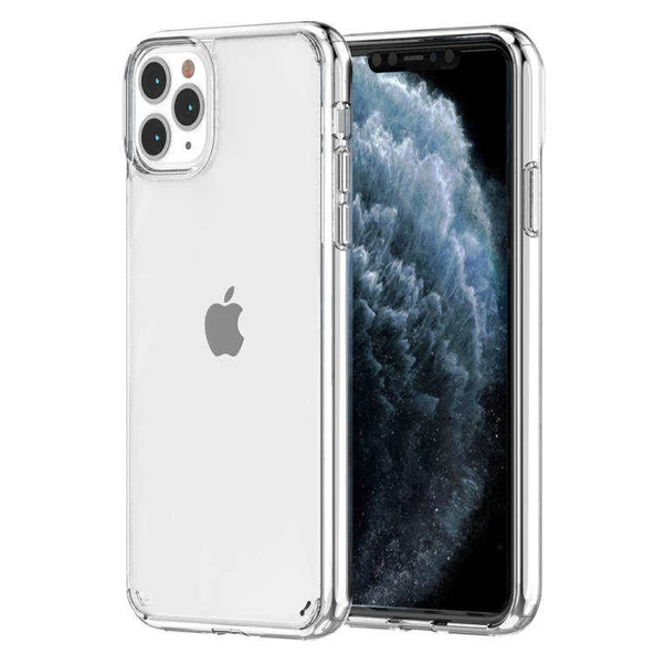 Apple iPhone 11 Pro Kılıf Zore Coss Şeffaf Sert Silikon Kılıf