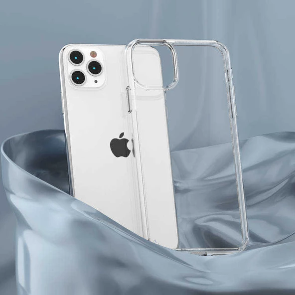 Apple iPhone 11 Pro Kılıf Zore Coss Şeffaf Sert Silikon Kılıf - 4