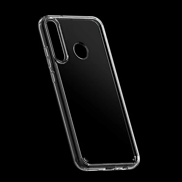 Huawei P40 Lite E Kılıf Zore Coss Şeffaf Sert Silikon Kılıf - Resim 9