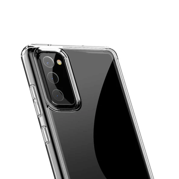 Galaxy S20 FE Kılıf Zore Coss Şeffaf Sert Silikon Kılıf - Resim 7