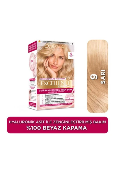 L'Oreal Paris Excellence Creme Saç Boyası Sarı 9