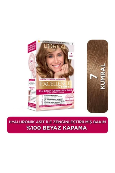 L'Oreal Paris Excellence Creme Saç Boyası Kumral 7