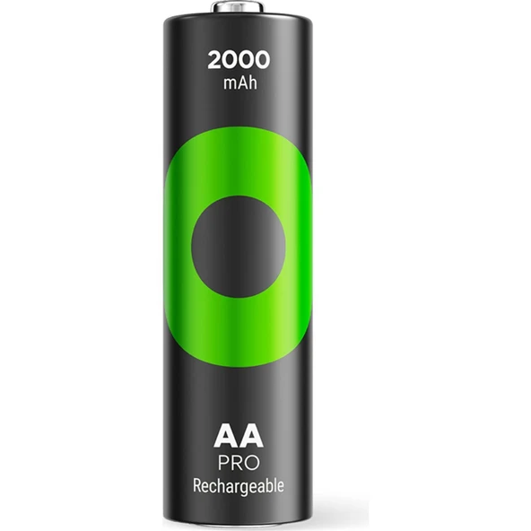 GP PRO RECHARGE AA 2000MAH 6'LI KART ŞARJLI PİL - 2