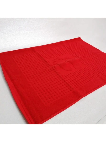 Özdilek Winter Havlu Ayak İzli Paspas (50x70) -Kırmızı - 2