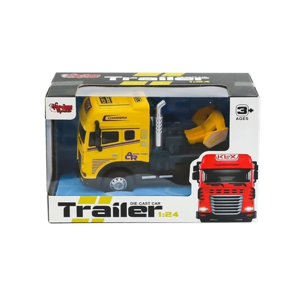 Nessiworld  KLX600-344 Sürtmeli Işıklı Müzikli Çekici Tır Kafası 1:24 -Vardem Oyuncak - 3