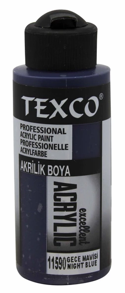 Texco Excellent Akrilik Boya 11590-Gece Mavisi 110 cc ürün görseli 1