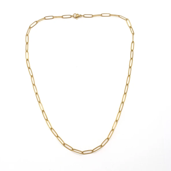 Altın Kaplama 3 mm-45 cm Zincir Kolye ZN-517 ürün görseli