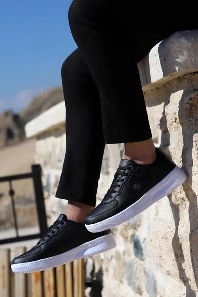 Lumberjack FINSTER 5FX 101932429 Erkek Sneaker Ayakkabı Siyah 40-47 - Resim 9