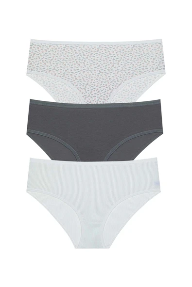 BERRAK 11447 KADIN 3 LÜ BATO BİKİNİ ASORTİ - 2