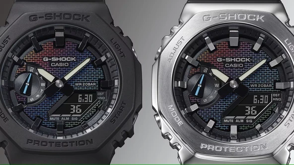 CASIO G-SHOCK GM-2100RW-1ADR SİYAH SİLİKON KORDON ANALOG/DİJİTAL ERKEK KOL SAATİ - 4