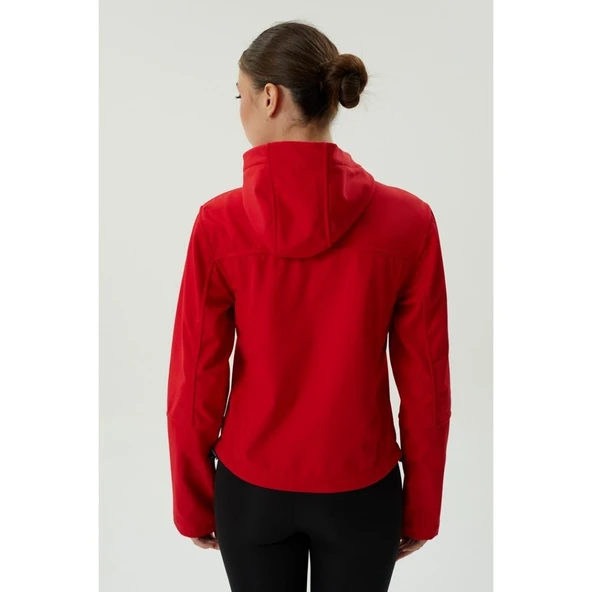 Exuma Kadın Kırmızı Softshell Mont 2421192 - 4