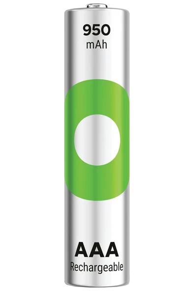 GP RECYKO ŞARJ EDİLEBİLİR PİL AAA 950MAH 4'LÜ PAKET - 2