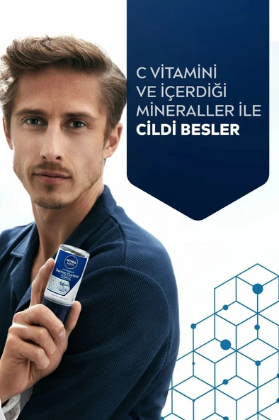 NIVEA MEN Derma Control Clinical Erkek Roll-on Deodorant 50 ml,96 Saat Anti-perspirant Koruma - Resim 3
