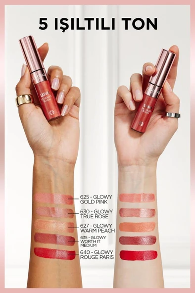 Loreal Paris Lumi Blush Likit Allık - 635 Glowy Worth It Medium - 5