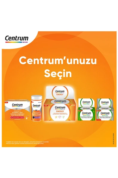 Centrum Energy Multivitamin 30'lu Tablet - Resim 4